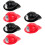6St Assortie Plastic Fireman Hoed Kids Props 9