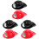 6St Assortie Plastic Fireman Hoed Kids Props 4