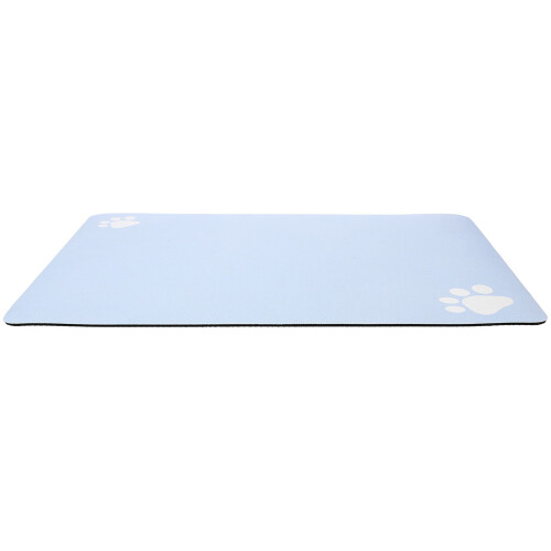 3Stk Wiederverwendbare Blaue Haustier Futtermatte Absorbierend 2