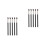 10Stk Schwarzer Makeup Flacher Concealer Für Und 9
