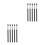 10Stk Schwarzer Makeup Flacher Concealer Für Und 4