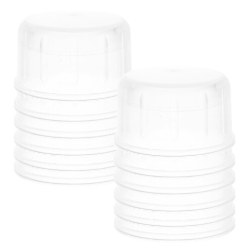 24St Duurzame Plastic Shaker Lids Splashproof Transparant Mixer