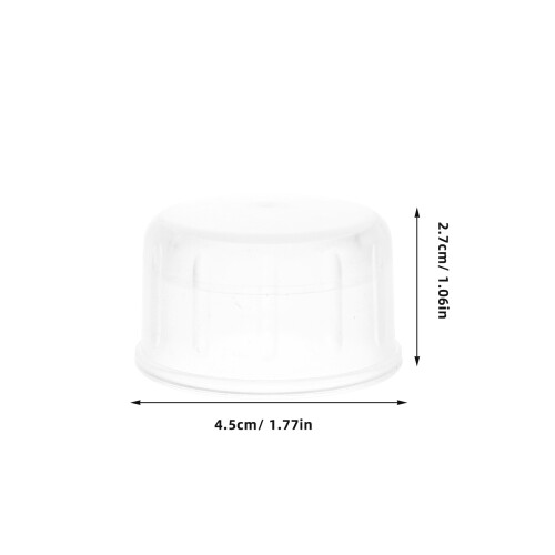 24St Duurzame Plastic Shaker Lids Splashproof Transparant Mixer 1