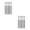 10Stk Schwarzer Makeup Flacher Concealer Für Und 7