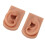 Reusable Silicone Left & Right Dark Skin Tone Piercing Practice Ears, 7.5x5cm 10