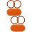 2Sets Leer Handtas Chocolade Metalen Handvat Voor DIY 9