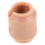 3St 1/6 Plastic Halsconnector Voor Actiefiguren, Lichtbruin 1