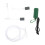 2Sets Stilwerkende USB Luchtpomp Silicium Aquarium Vis Tank 2