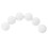24St PP Tafelvoetbal Vervangingsballen Wit Compact Mini Design 2