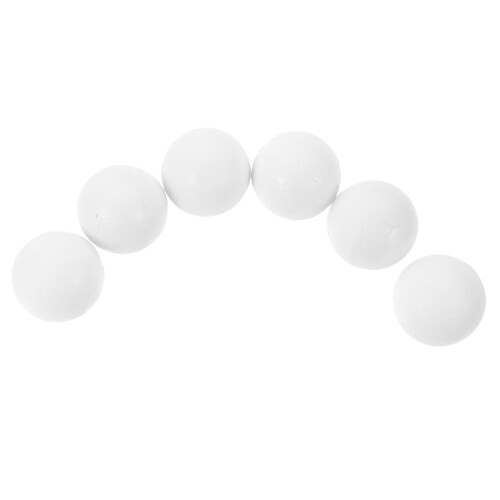 24St PP Tafelvoetbal Vervangingsballen Wit Compact Mini Design 1