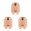 3St 1/6 Plastic Halsconnector Voor Actiefiguren, Lichtbruin 6