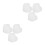 6St Witte Cake Dummy Modellen Van Foam Voor - En Feestdecoraties 7