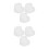 6St Witte Cake Dummy Modellen Van Foam Voor - En Feestdecoraties 2