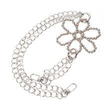 2St Praktische Zilveren Bag Chain Ketting Voor Handtas Vervanging