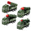 12St Plastic Donkergroene Mini Pull Back Auto Speeltjes Voor Kinderen 2