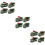 12St Plastic Donkergroene Mini Pull Back Auto Speeltjes Voor Kinderen 11