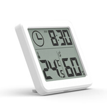 2St Praktische Huis Wit Met Hygrometer En Ingebouwde