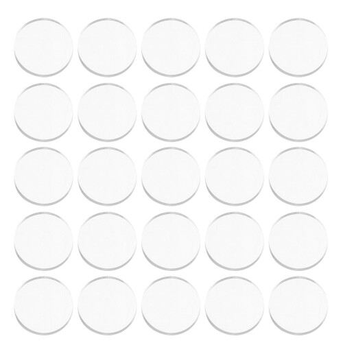 100St Witte Silicone Tafelbeschermers Transparant Antislip Spacer