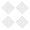 100St Witte Silicone Tafelbeschermers Transparant Antislip Spacer 3