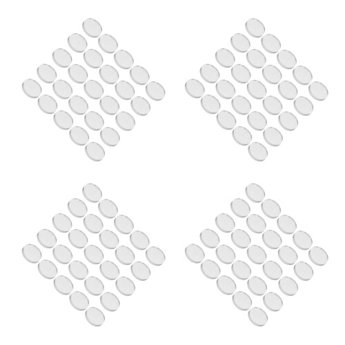 100St Witte Silicone Tafelbeschermers Transparant Antislip Spacer 2