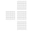 100St Witte Silicone Tafelbeschermers Transparant Antislip Spacer 8