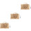 3Sets Muziekdoos DIY Educatief Speelgoed Lichtbruin 6