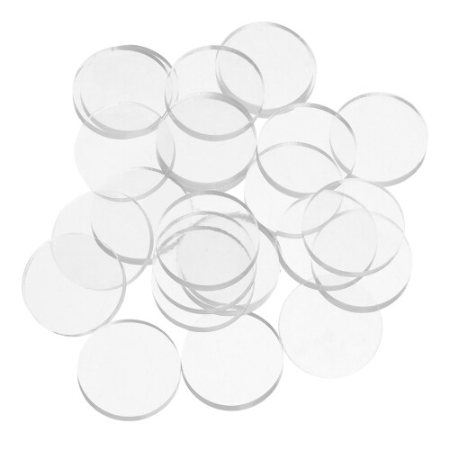 100St Witte Silicone Tafelbeschermers Transparant Antislip Spacer 1