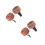 4St Auto Diffuser Vent Clips Hout+rvs Aromatherapie Frisse Auto 7