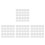 100St Witte Silicone Tafelbeschermers Transparant Antislip Spacer 6