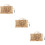 3Sets Muziekdoos DIY Educatief Speelgoed Lichtbruin 10