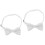 2St Witte Kinderstrik Van Polyester, Verstelbare Accessoire 6