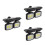 3St Solar Buitenlampen Met 3 Koppen, Abs+st, Automatische Sensor 5