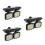 3St Solar Buitenlampen Met 3 Koppen, Abs+st, Automatische Sensor 10