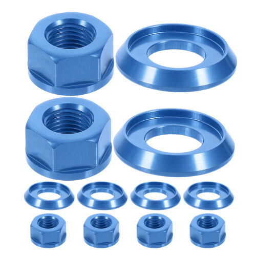 30St Aluminium Adapter Moeren Blauwe Voor Vaste Bikes