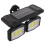 3St Solar Buitenlampen Met 3 Koppen, Abs+st, Automatische Sensor 3