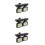 3St Solar Buitenlampen Met 3 Koppen, Abs+st, Automatische Sensor 4