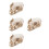 4St Handgemaakt Beige Fortuin Kat Model Resin Vis Tank Decor 4