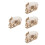 4St Handgemaakt Beige Fortuin Kat Model Resin Vis Tank Decor 6