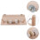 3St Beige Vogelstand Hout Natuurgetrouw Rust En Spelen 7