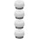 4St Multifunctionele Curtain Grommet Press Wit Plastic Metalen Tool 9