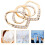 4St Multifunctionele Gouden Sjaalclips, Perfect Voor En Shawls 1