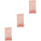 3St PU Lederen Brillenhouder Roze Compact & Krastbestendig 5