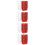 80St Delicate Mini Winkelmand Plastic Rood Voor Mini Huis Opslag 8