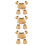 3St Tropische Hawaii Gras Set Met Elastische Khaki 7