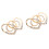4St Multifunctionele Gouden Sjaalclips, Perfect Voor En Shawls 6