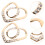 4St Multifunctionele Gouden Sjaalclips, Perfect Voor En Shawls 3