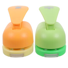 2St Groen DIY Paper Punch Met ABS Materiaal Voor Creatief Handwerk