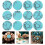 40St Blauwe Cabochons Handgemaakte Sieraden 9