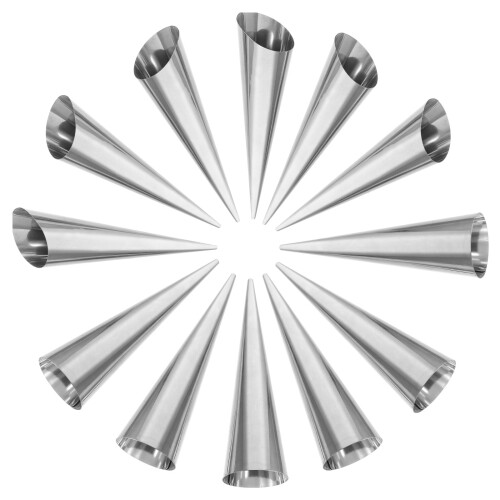 24St Conische Rvs Bakvorm Croissant Voor Brood Baking 1
