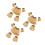 3St Tropische Hawaii Gras Set Met Elastische Khaki 5